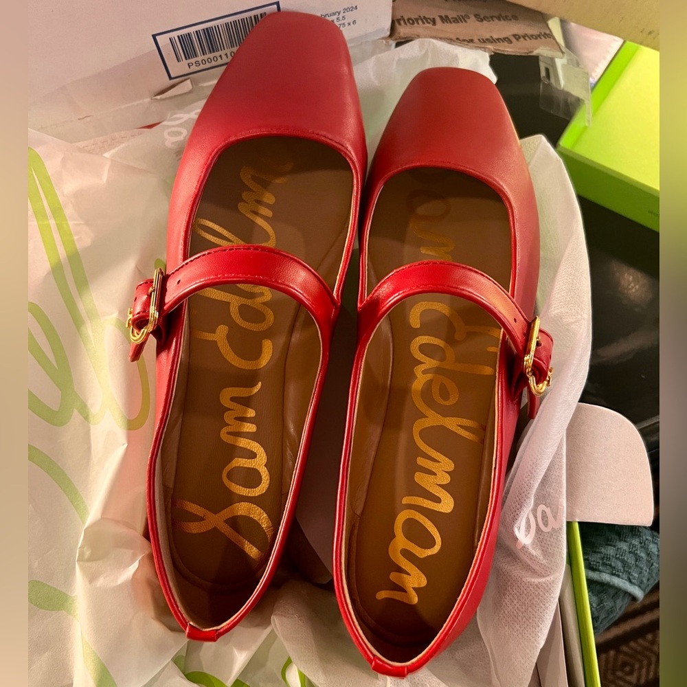 Sam Edelman Scarlet Mary Jane Flats - size 10